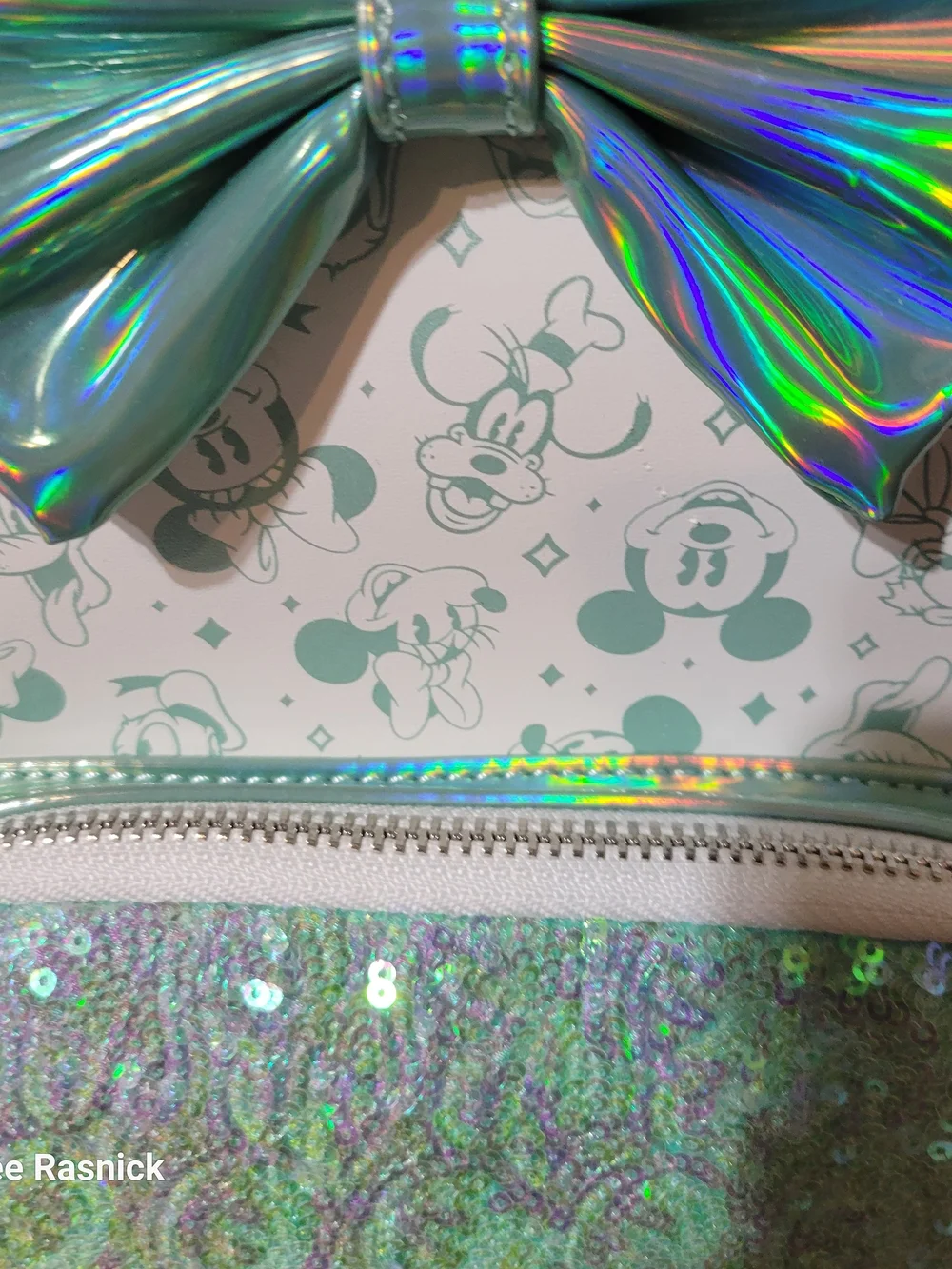 Price Is Firm.Loungefly Hallmark Exclusive Disney 100 Sequin Mini Backpack. Nwt